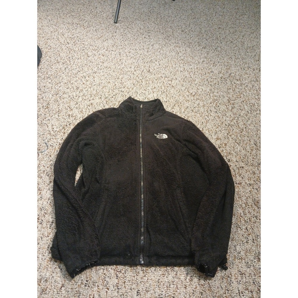 North‎ Face Jacket Womens Small/P  Black Deep Pile Fleece